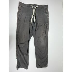 Vuori Ripstop Drawstring Pants Women's Large Gray